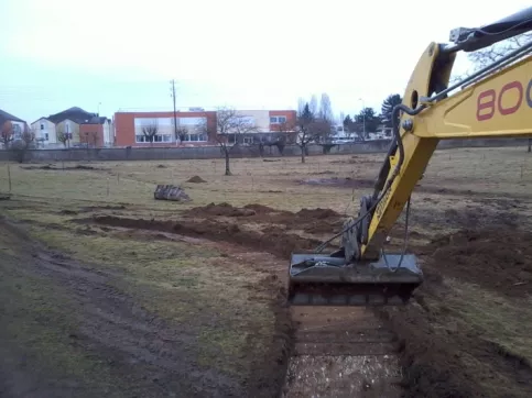 terrassement des allées