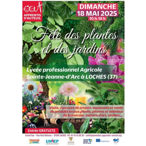 affiche fête des plantes et des jardins 2025
