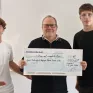 les gagnants du concours, Renan et Sohan